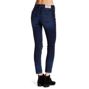 True religion dark wash stretch jeans size 26